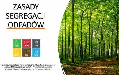 Projekt ekologiczny Posłuchaj dobrej rady i segreguj odpady-przykłady dobrych praktyk w Gminie Rutki